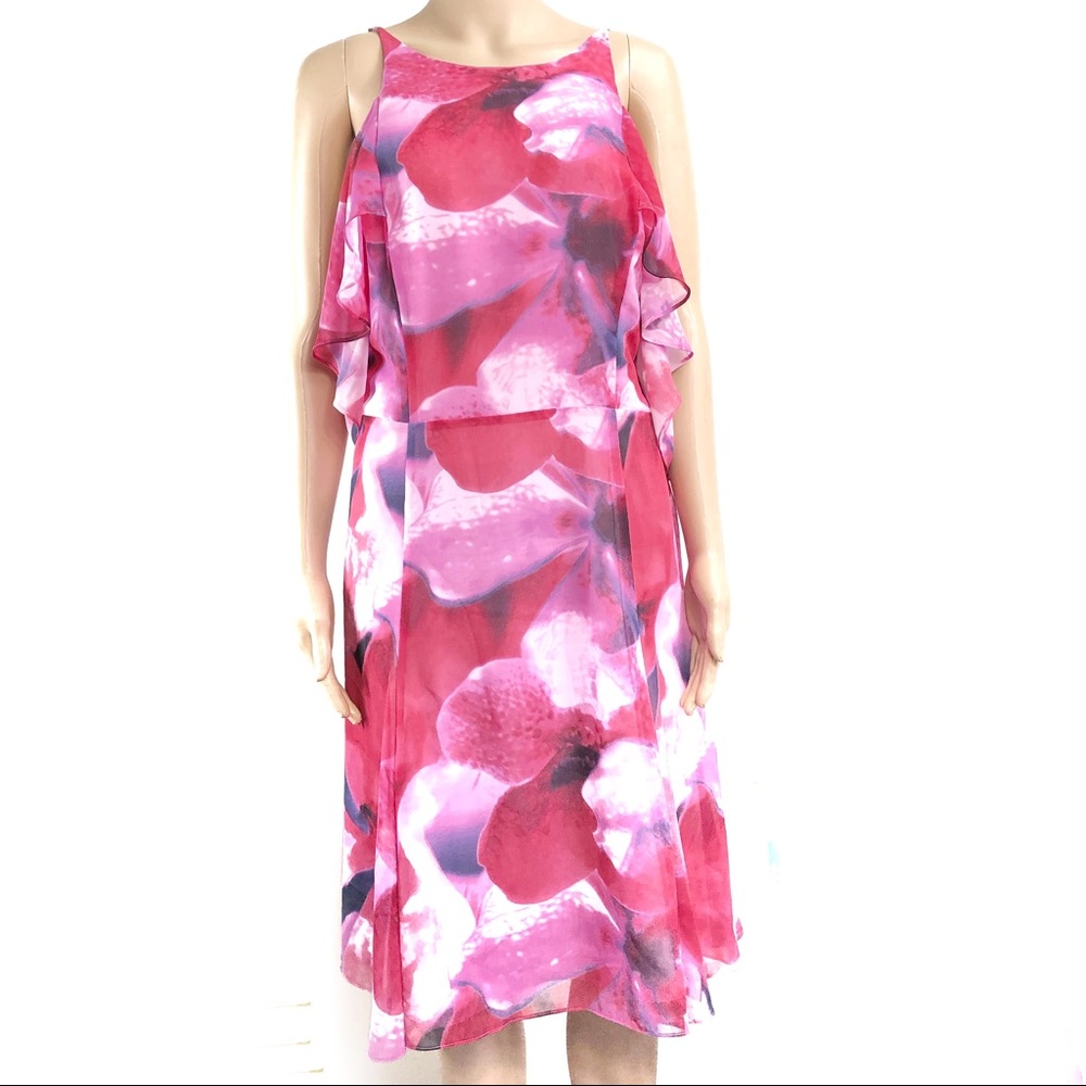 Halston Sleeveless Pink Size 12 Dress